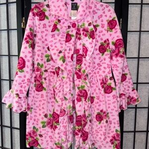 Pink Floral Kids Blazer